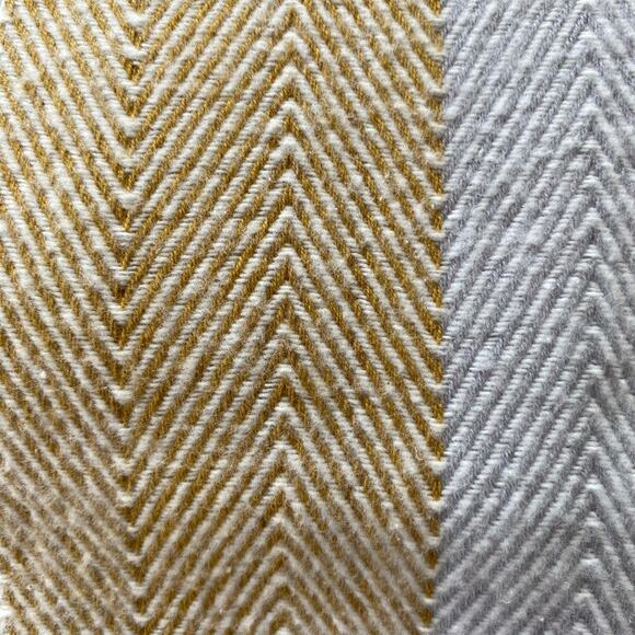 MOTINI 100% Cotton Knit Throw Blanket 50 x 60 inch Stiped Decorative Blanket - Picture 4 of 9